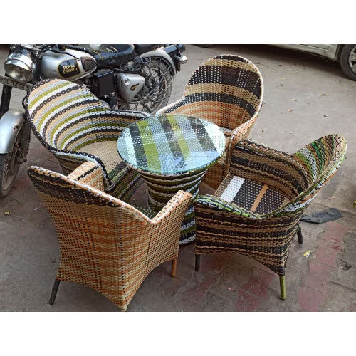 Garden Chair Sets - Color: Brown