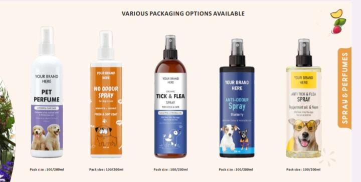 Tick & Flea Spray Third Party Manufacturing (FLAXSEED OIL,CALENDULA OIL & WITCH HAZEL)