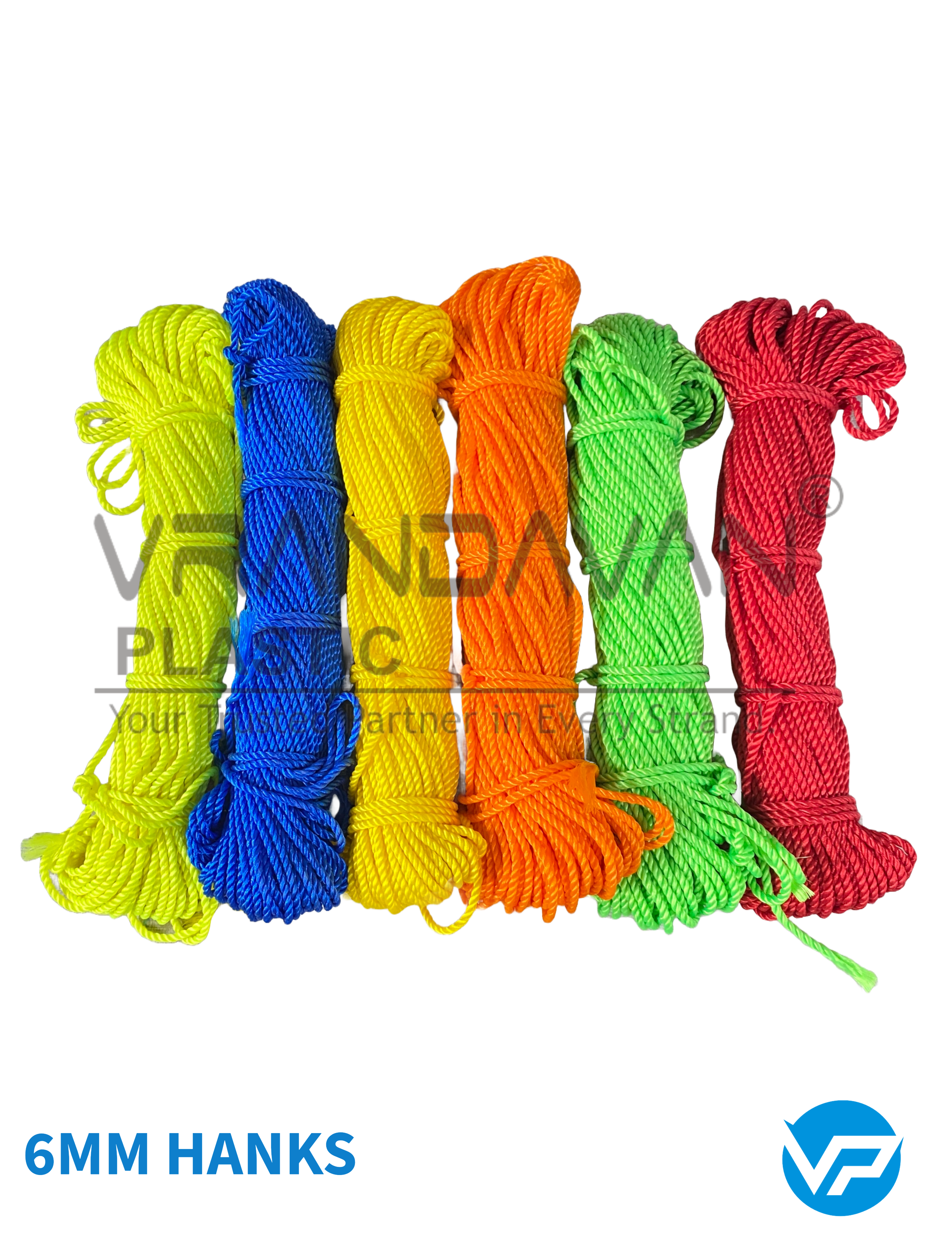 NYLON ROPES 6MM HANKS FOR MARINE APPLICATION