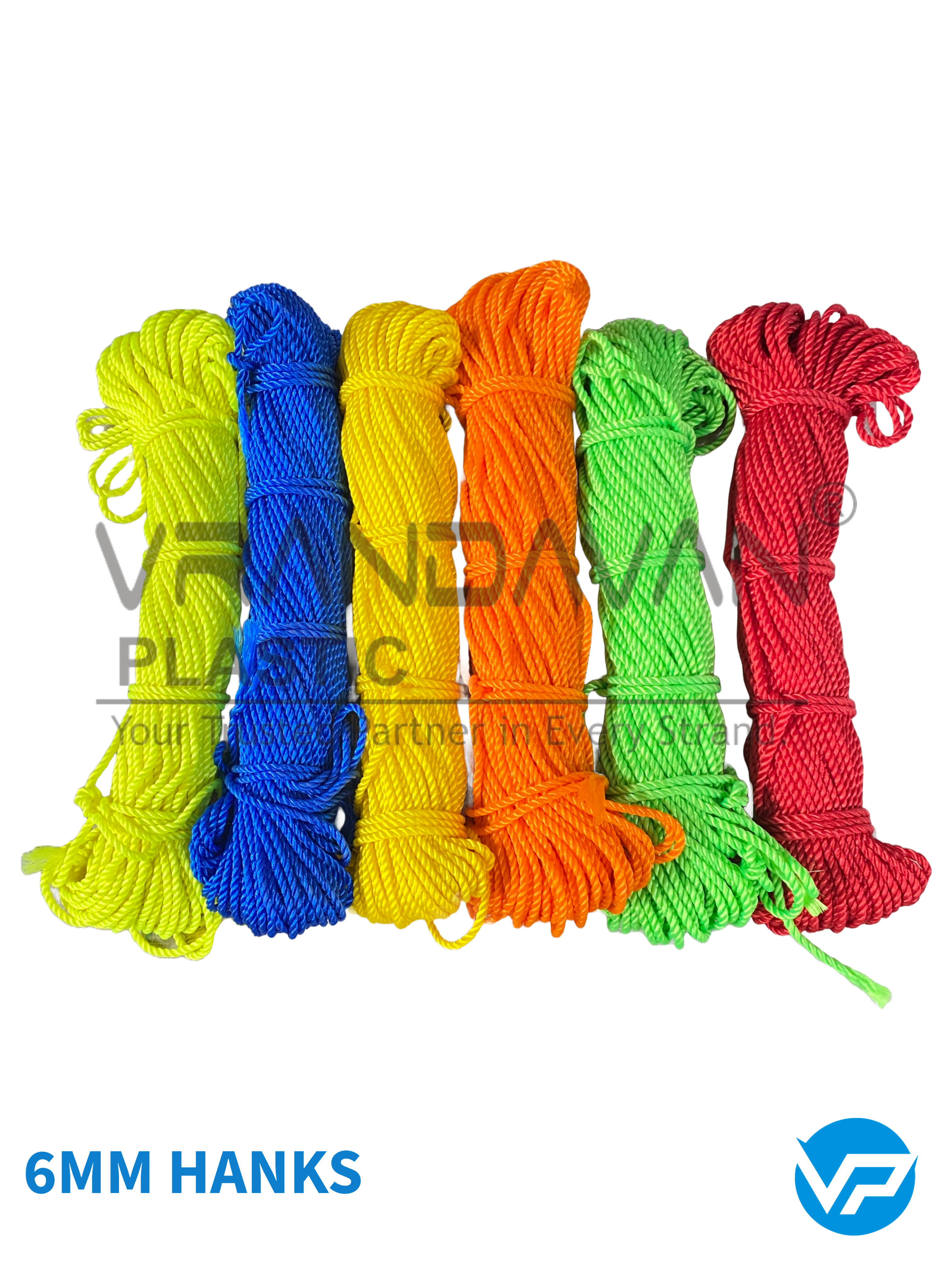 Nylon Ropes 6mm Hanks For Marine Application