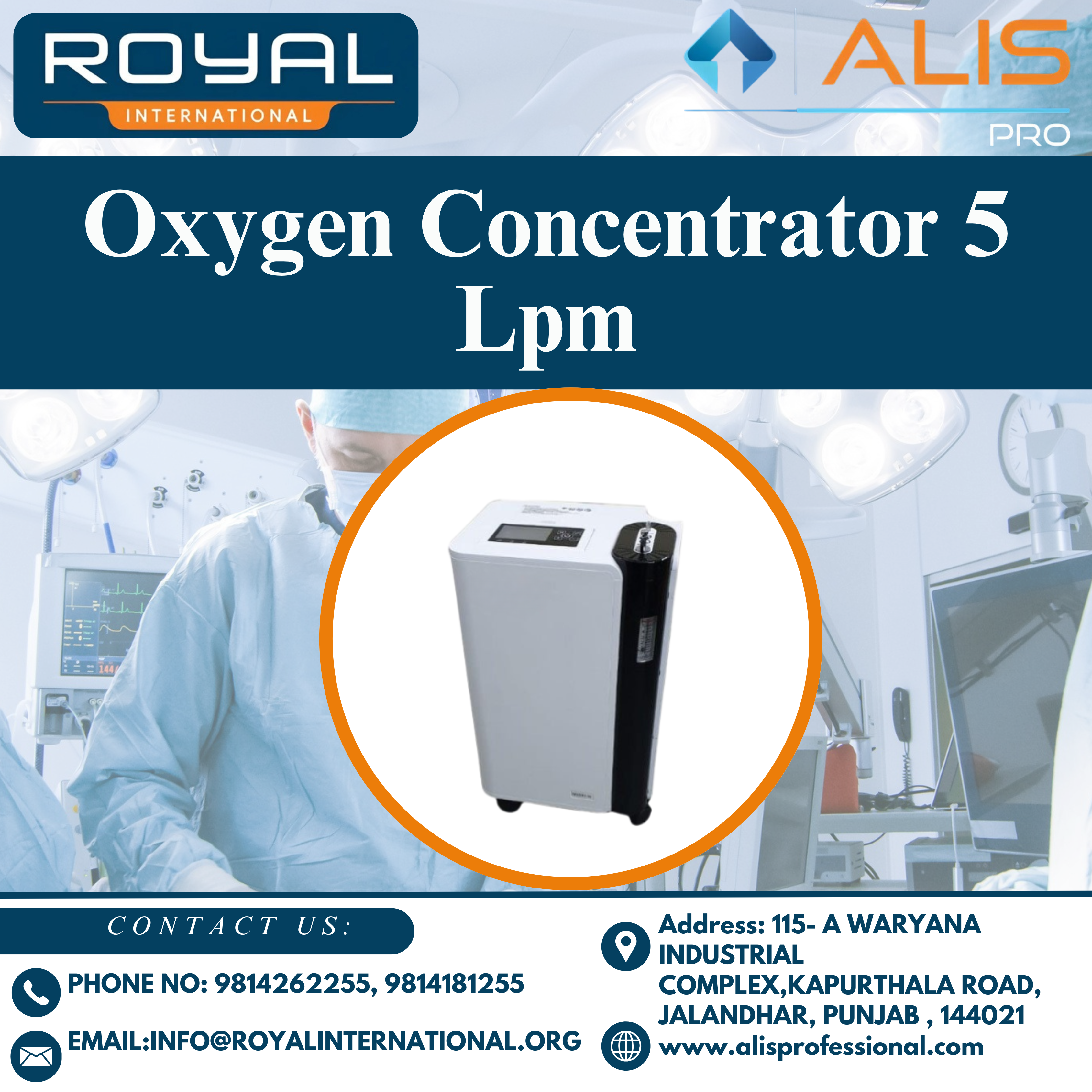 Oxygen Concentrator 5 Lpm