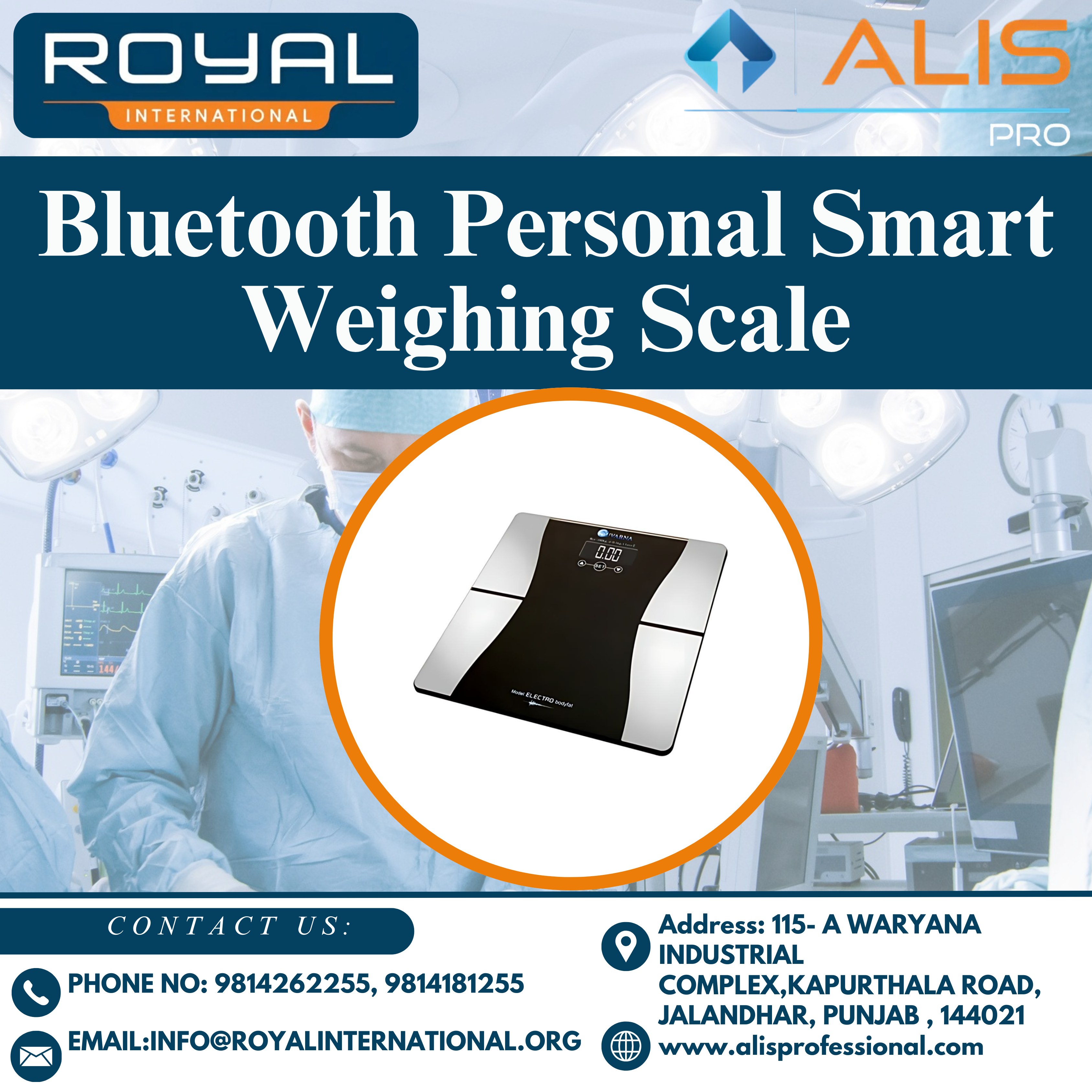 Bluetooth Personal Smart Weighing Scale