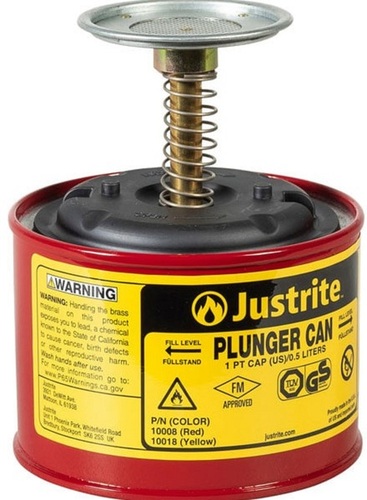 Plunger Can - Application: Safe Solvent Application For Cleaning Or Degreasing