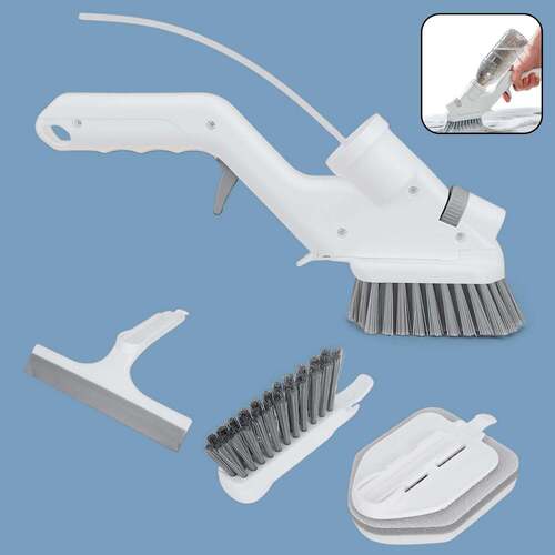 4 In 1 Scrub Brushes For Cleaning 4 Types Of Brush Head Replacementss