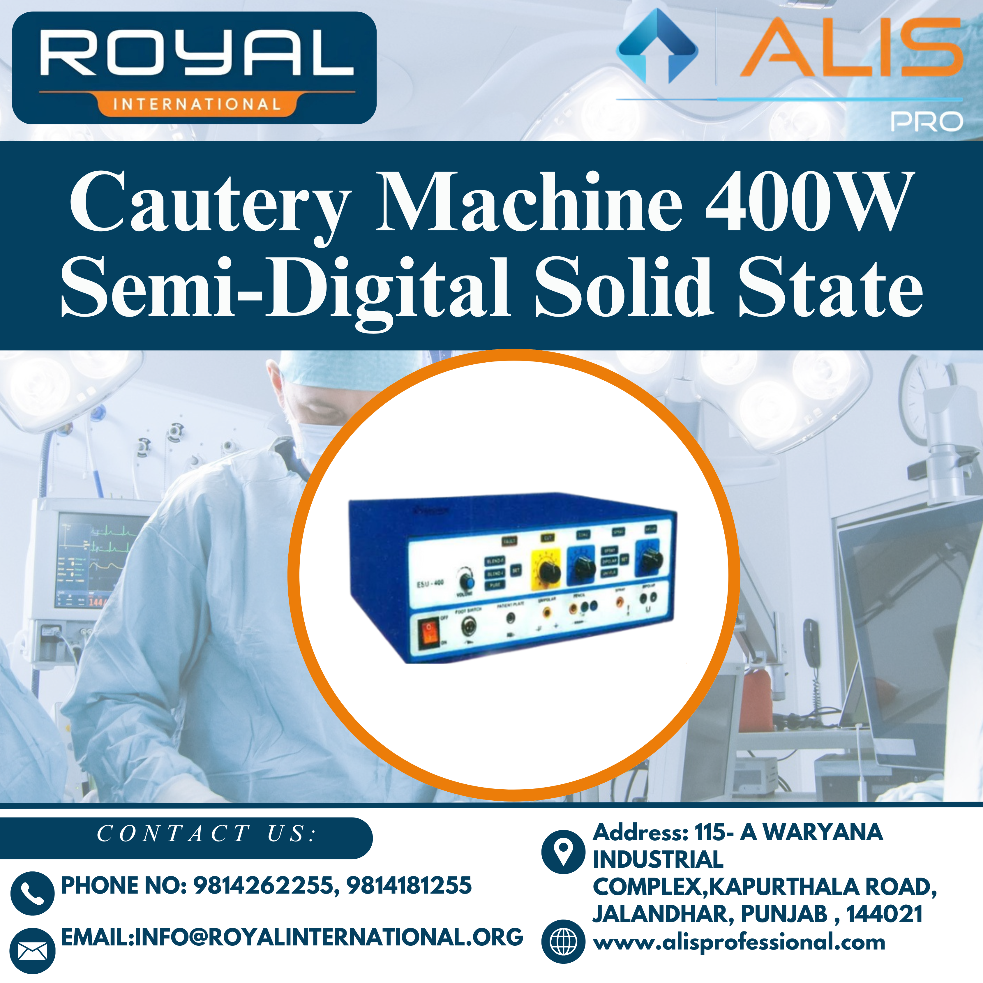 Cautery Machine 400W Semi-Digital Solid State