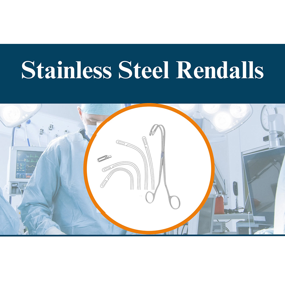 Stainless Steel Rendalls - Standard Size, Polished Finish | Sterilized, Reusable Surgical Forceps
