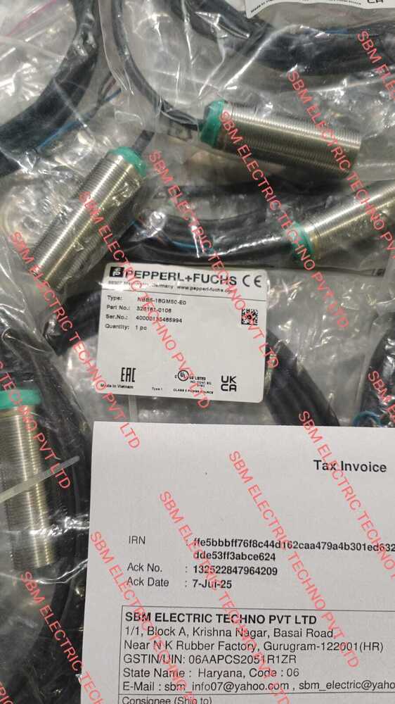 PEPPERL+FUCHS  INDUCTIVE PROXIMITY SENSOR,NBB5-18GM50-E0