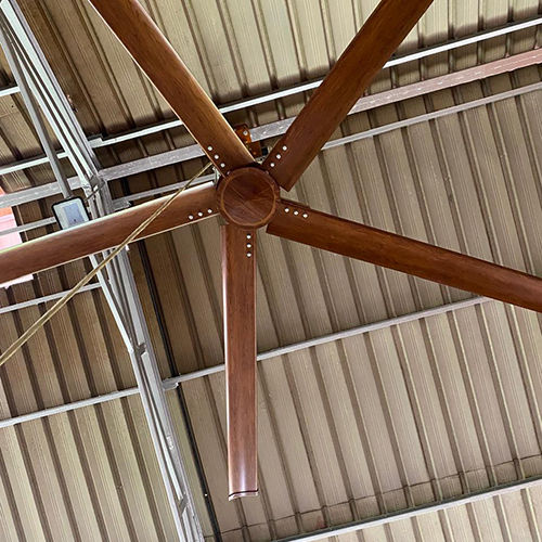 5 Blade Brown Industrial Hvls Fan