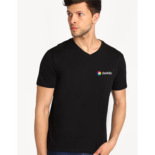 V-Neck T-Shirt Black