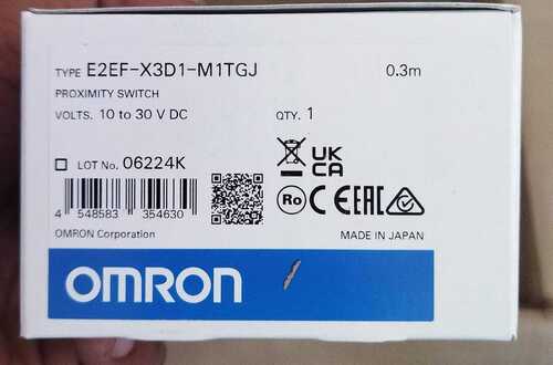 OMRON, LIMIT SWITCH , E2EF-X3D1-M1TGJ