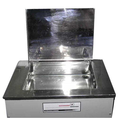 Ultrasonic Cleaner Machine - Stainless Steel, 720 Watt, 40 Kilohertz Frequency | Silver Color, 60 Celsius Deep Cleaning Efficiency