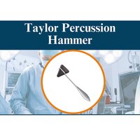 Taylor Percussion Hammer - Stainless Steel, Silver Finish | Durable Design With Comfortable Handle, Precision Strike Areas For Accurate Reflex Testing