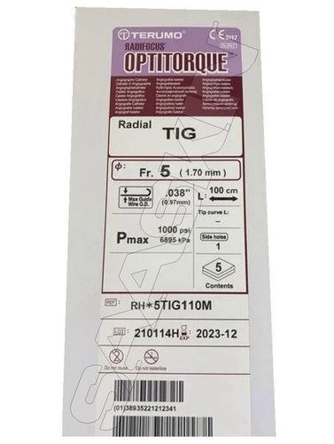 Terumo Radifocus Optitorque Angiographic catheter (CR- 4.00)