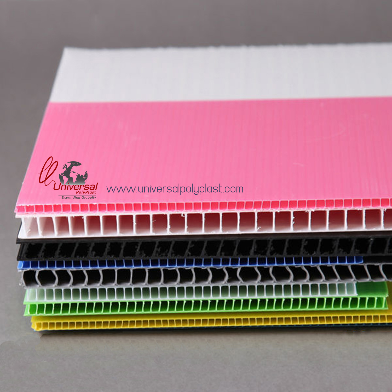 H-line Polypropylene Corrugated Sheets - Width Up To 1500 Mm Versatile & Lightweight Design Impact And Water Resistant Reusable Durability In Multiple Colors