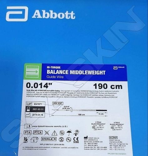 Abbott HI-TORQUE BALANCE MIDDLEWEIGHT Guide Wire