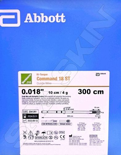 Abbott Hi-Torque Command 18 ST Guide Wires