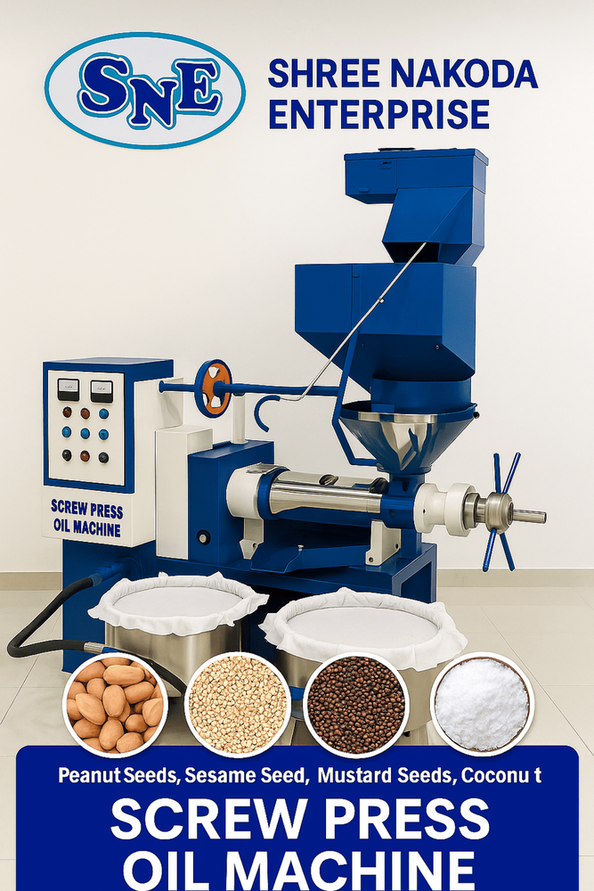 Flax Seed Screw Press Oil Machine - Automatic Grade: Automatic