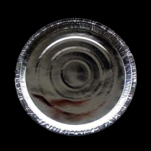 चाँदी के फॉयल डिस्पोजेबल कागज़ की थाली