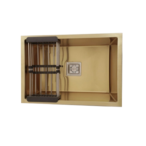 21x18inch Nano Gold Hand Made Kitchen Sink