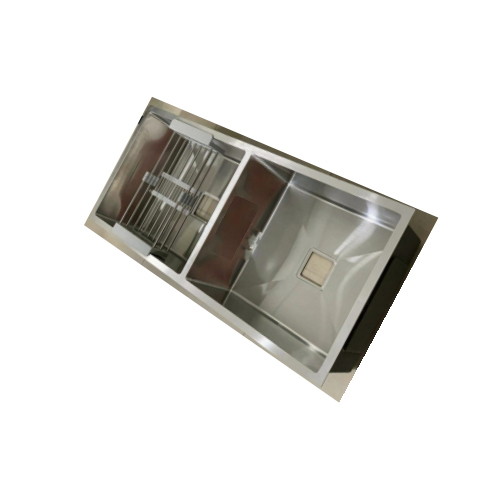 37x18inch Double Bowl Hand Made Kitchen Sink