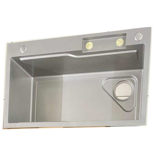 Gray PVD Coating Alicia Hand Made Kitchen Sink