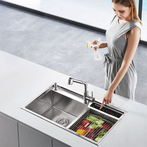 Titanium Handmade S.S.Press Kitchen Sink - Length: Different Available Inch (In)