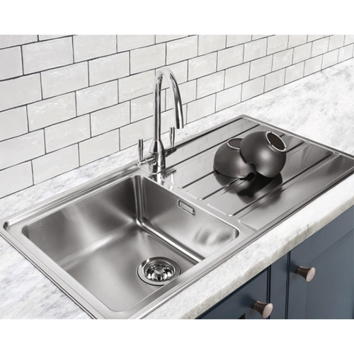 Kingfisher Handmade S.S.Press Kitchen Sink - Length: Different Available Inch (In)