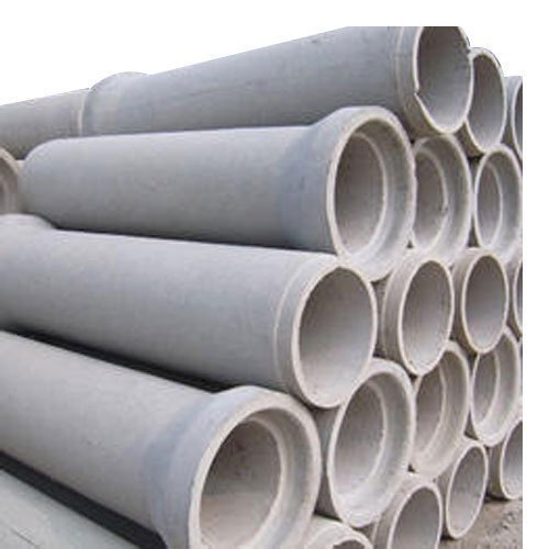 RCC Spun Pipe - RCC Material, 3-18 m Length, Round Shape, Grey Color | Usage: Wastewater Management, Irrigation Systems, Standards IS 458