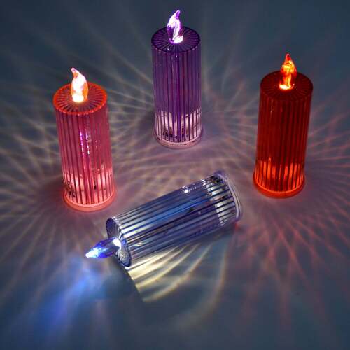 Big Simple Candles for Home Decoration, Crystal Candle Lightss