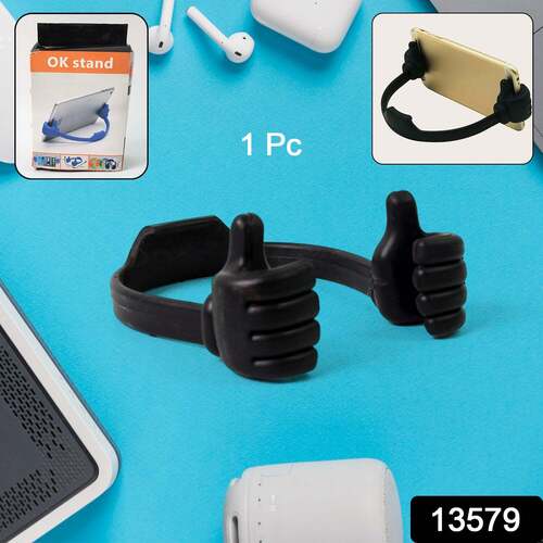 Hand Shape Mobile Stand Ok Thumb Phone Holder Multicolors