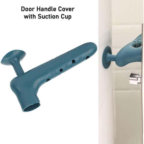 Silicone Door Handle Cover with Suction Cups