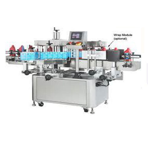 Automatic Double Side Sticker Labeling Machines - Color: Silver