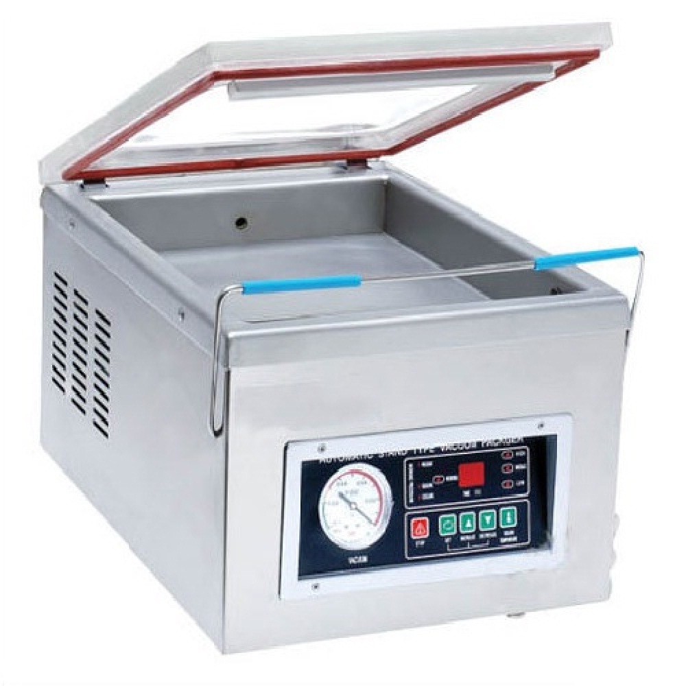 Vacuum Packing Machine - Iron Material, 320x360x250mm Dimensions, Silver Color | Semi-automatic Operation, High Efficiency, Less Power Consumption