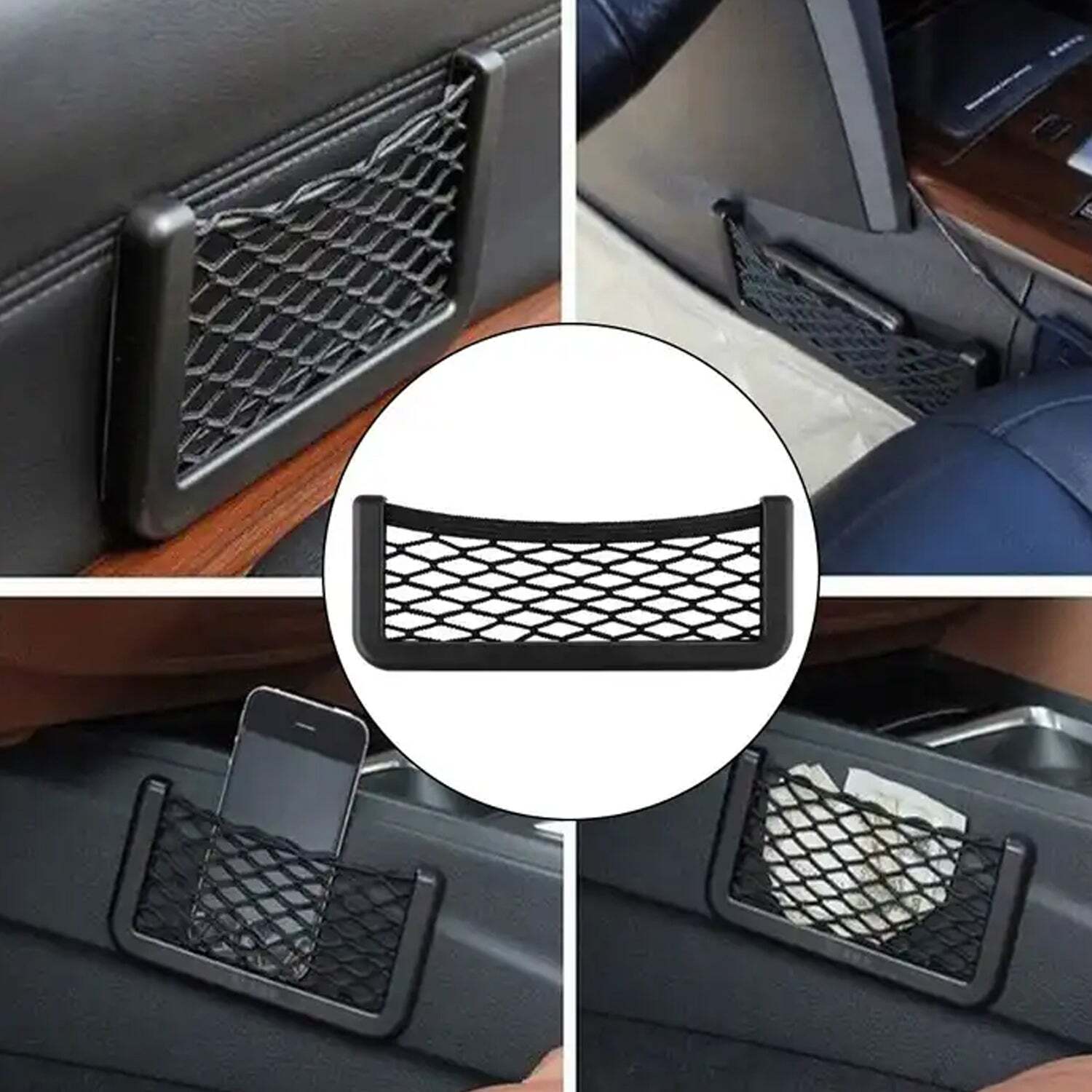 Car Storage Organize Car String Bag Car Seat Side Storages