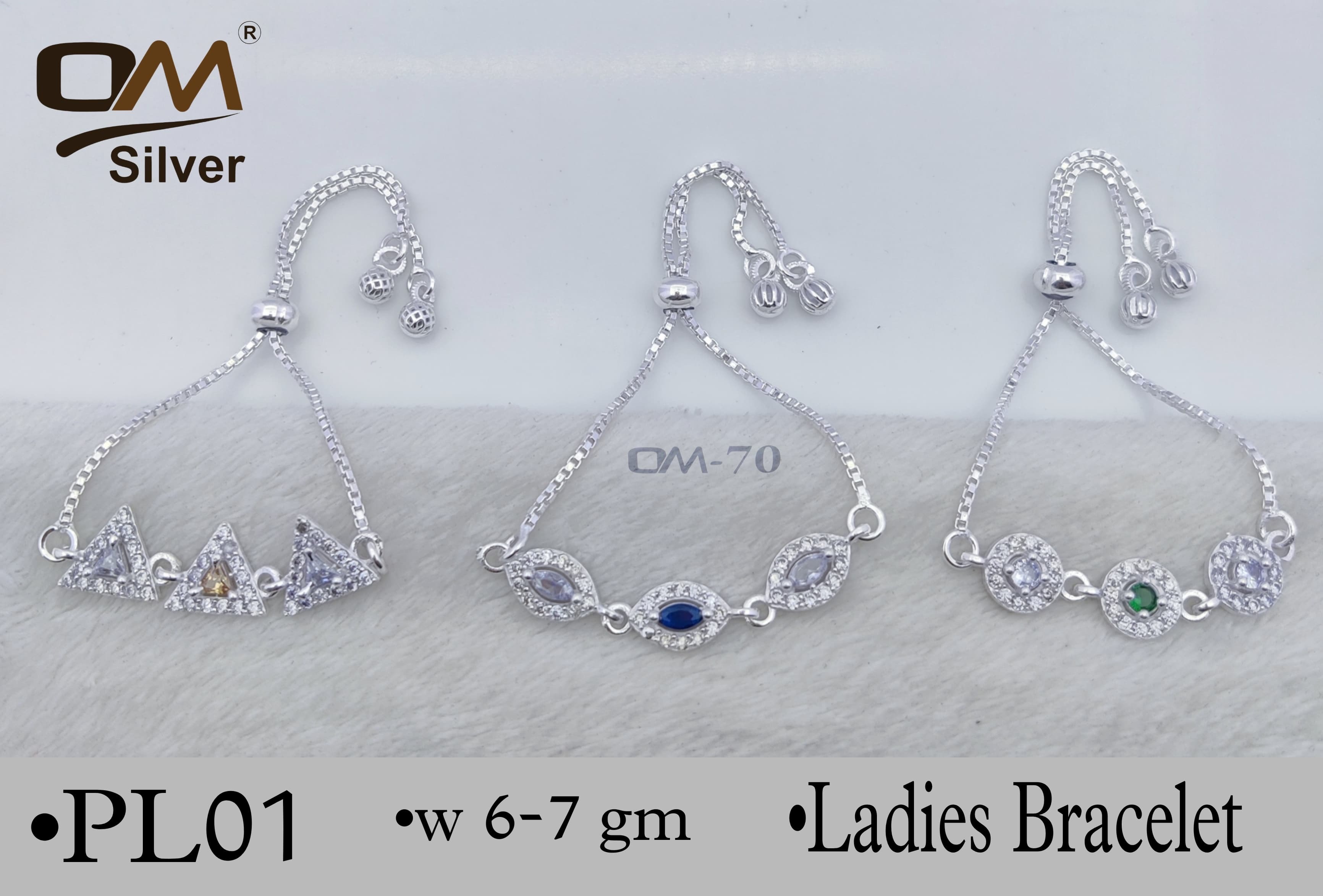 Silver Adjustable Sonata Bracelet