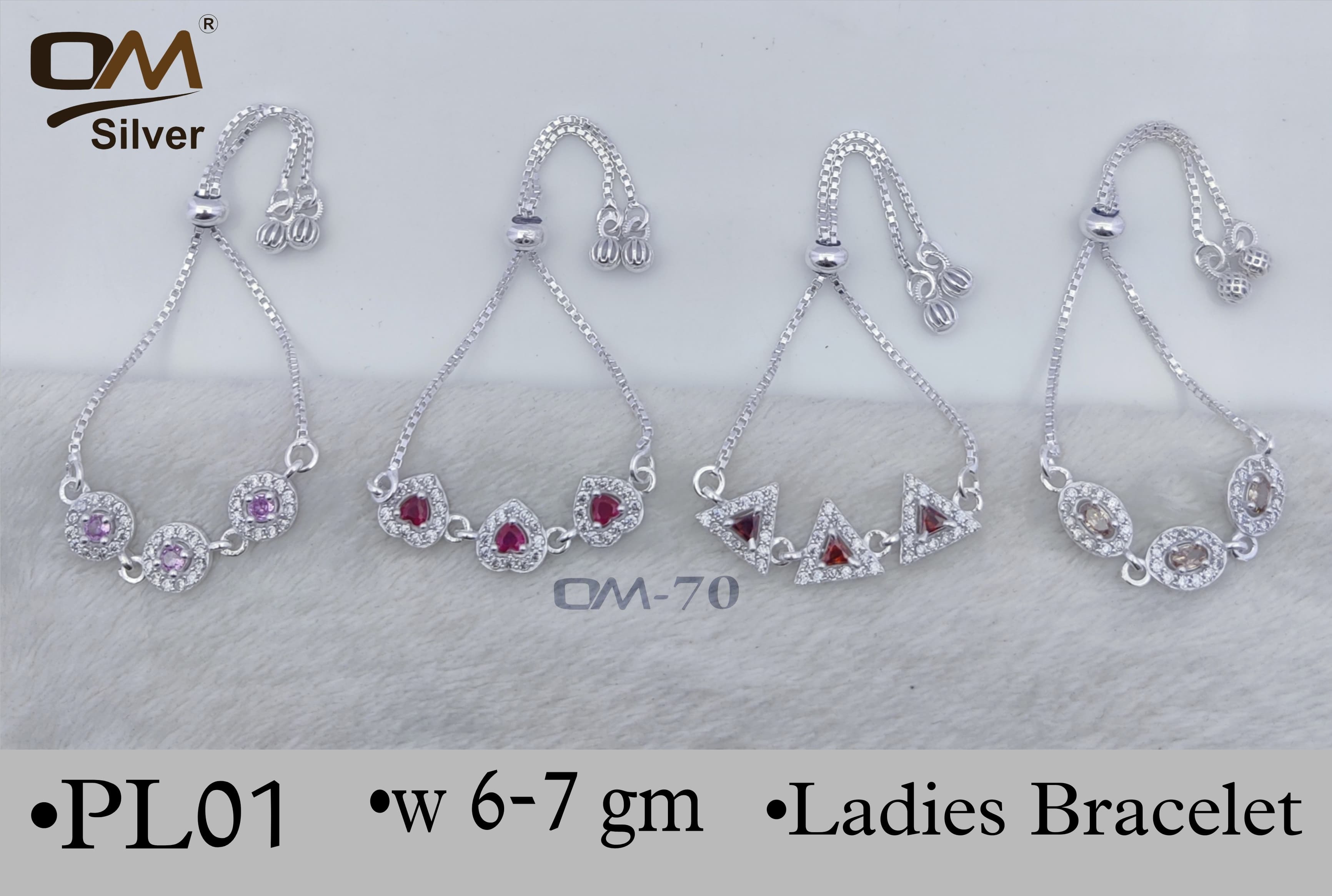 Silver Adjustable Sonata Bracelet