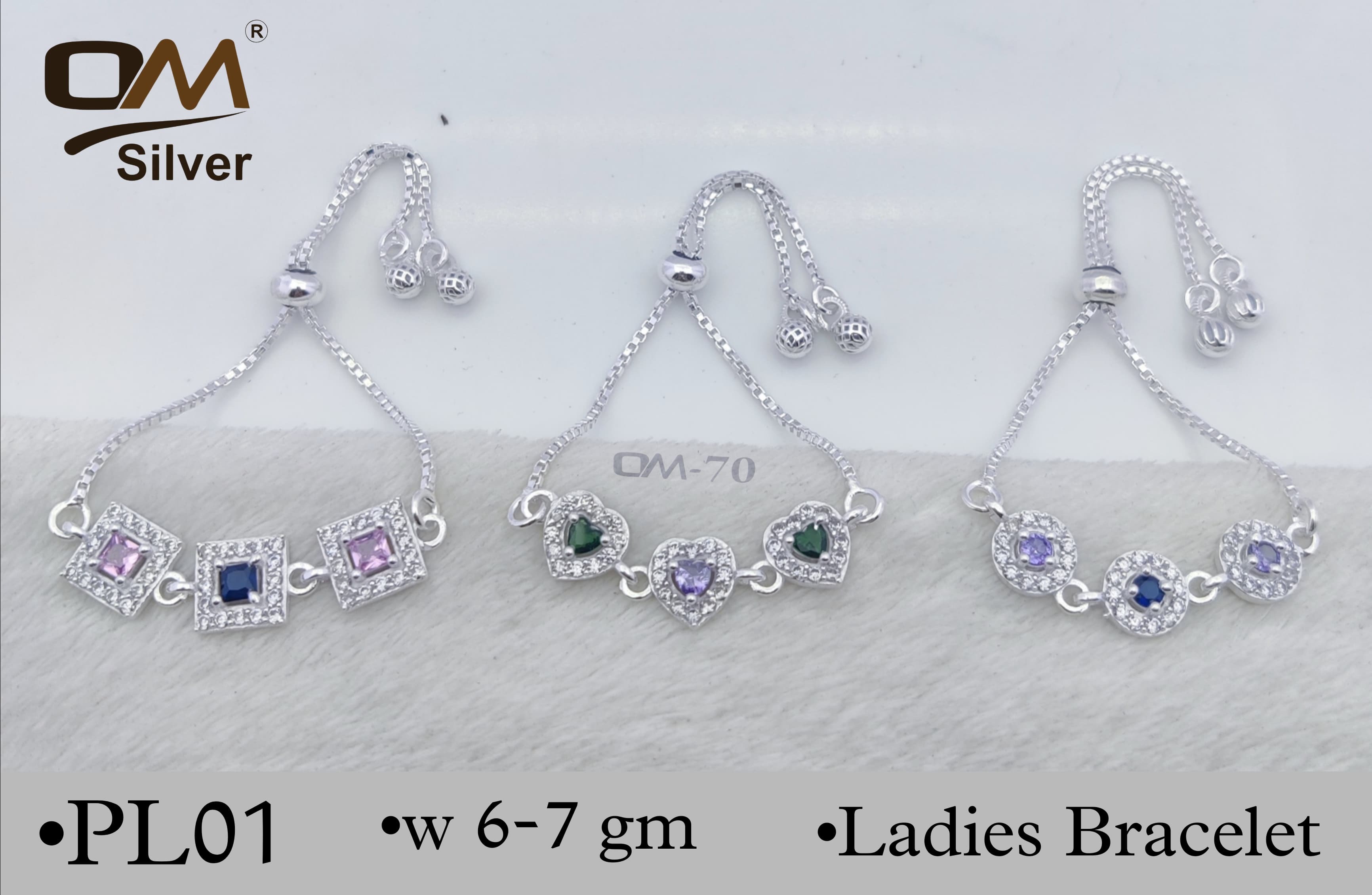 Silver Adjustable Sonata Bracelet