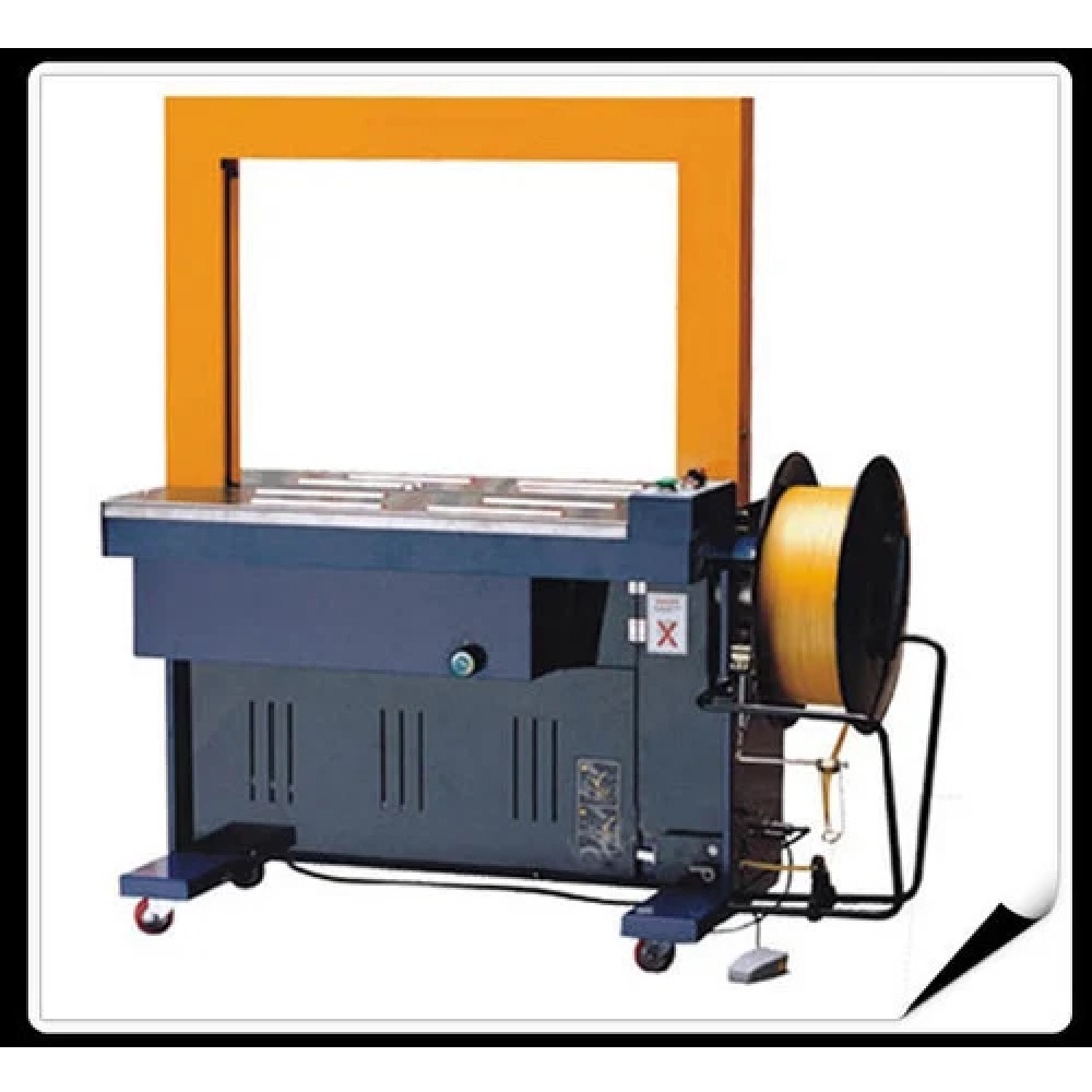Semi Automatic Strapping Machine - Stainless Steel, 1100x600x1540mm | Semi-automatic Control, Electric Drive, 1.8sec./strap Capacity