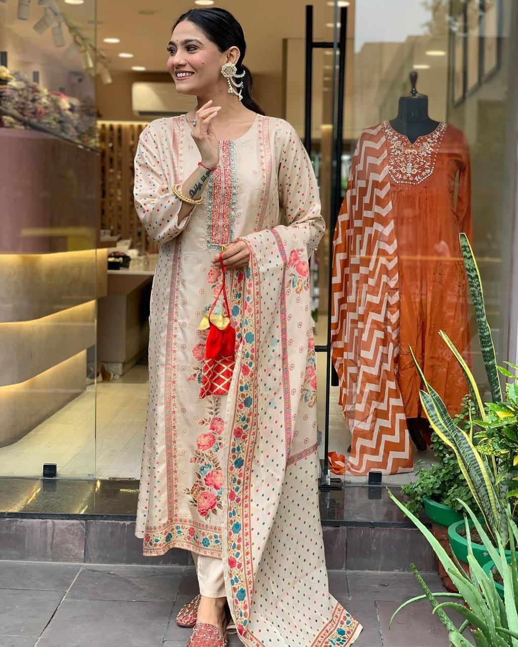 Silk Suit Concept - Color: As Per Image