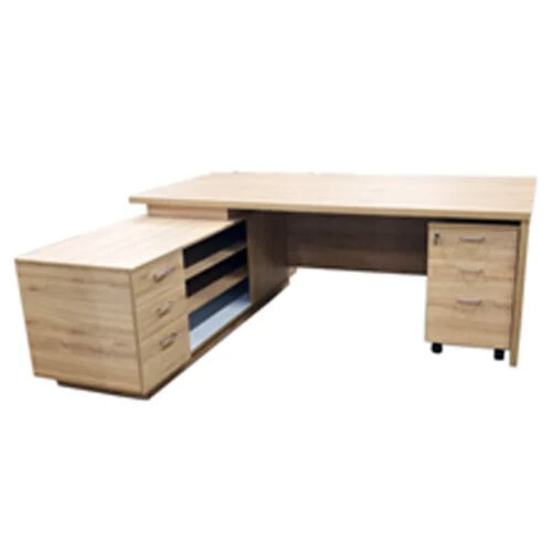 Wooden L Shape Executive Table