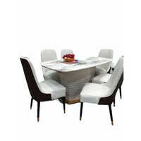 Acrylic Dining Table - High-quality Acrylic, Square Shape, Stunning White Color | Modern Design, Polished Finish, No Assembly Required