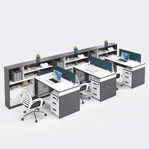 Three Seater Office Workstation