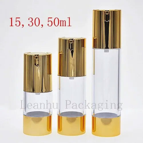 Airless Cosmetic Bottle - Color: Transparent