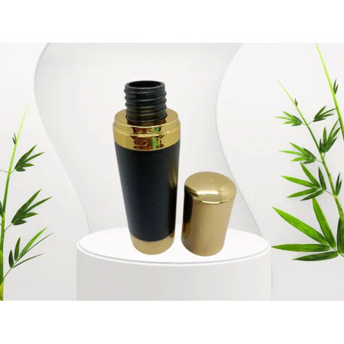 100Ml Airles Style Black Bottle - Color: Transparent