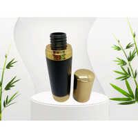 100ml Airless Style Black Bottle - High Density Polyethylene, Transparent, 100 Ml | Reusable, Leak Proof, Uv Resistant, Recyclable Cap