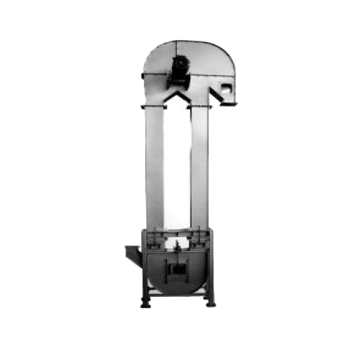 Industrial Bucket Elevator - Stainless Steel, 250 Volt Power Supply | High-Quality Canvas Belt for Smooth Material Handling, Ideal for Heavy Industries