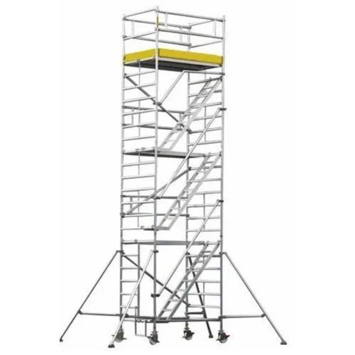16Mm Tsure Silver Aluminium Scaffolding - Height: 18 Meter (M)