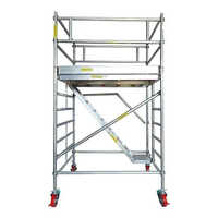 Aluminium Scaffolding - 12 Feet Height, Hot Dipped Galvanized Silver Finish