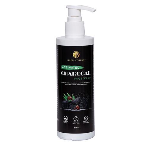 250Ml Activated Charcoal Face Wash - Ingredients: Chemicals