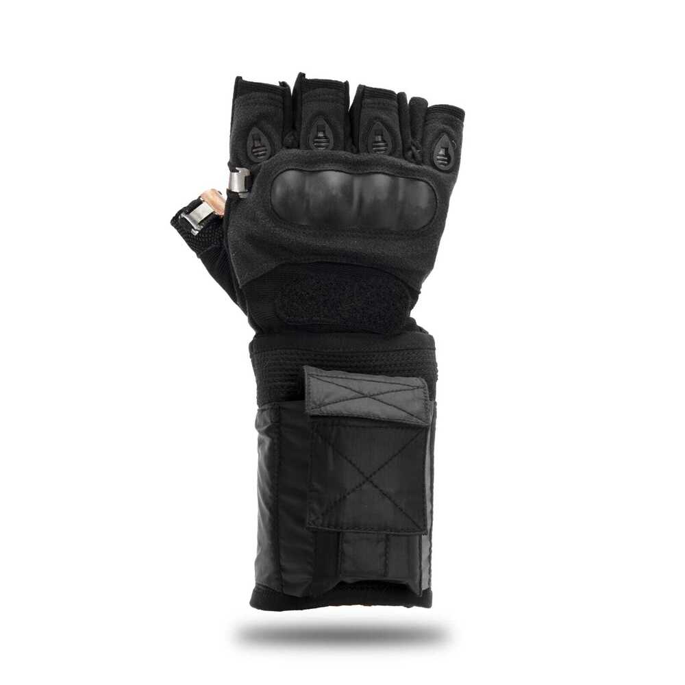 Sapper Punch Tazer Gloves - Color: Black